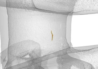 3D Scan industrielle CT von einem Riss